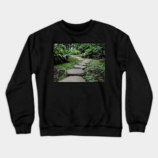 Stepping Stones in a Japanese Garden Crewneck Sweatshirt